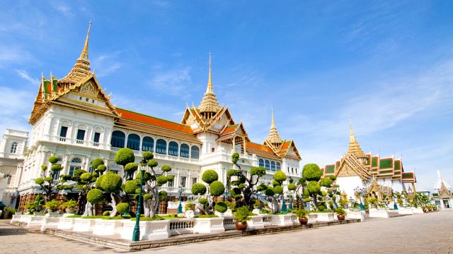 Chakri Maha Prasat Throne Hall is located in Royal Grand Palace, Bangkok